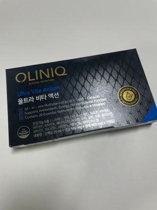 올리닉 울트라비타액션 — 5점을 준 리뷰어가 2021년 11월 올린 사용 사진