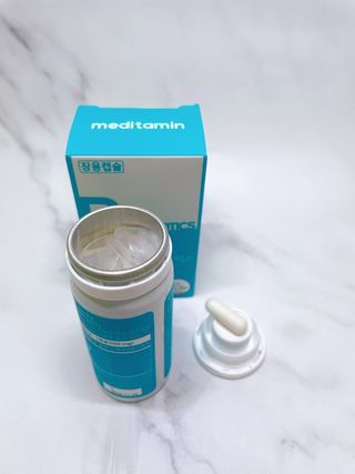 메디타민 인체유래 비피더스 포스트 프로바이오틱스 — 5점을 준 리뷰어가 2021년 8월 올린 사용 사진