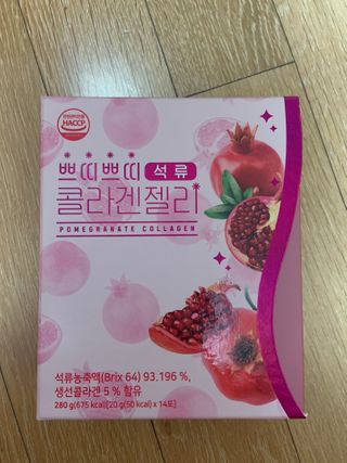 헬스업_쁘띠쁘띠석류콜라겐젤리_20g x 14포 — 5점을 준 리뷰어가 2021년 1월 올린 사용 사진