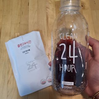 클린24시간 1BOX(5포) + 전용보틀(500ml) — 5점을 준 리뷰어가 2023년 3월 올린 사용 사진