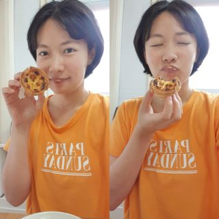 디앙뜨 포르투갈 에그타르트 오리지널 맛+패션후르츠 맛 중 택1 — 5점을 준 리뷰어가 2021년 7월 올린 사용 사진