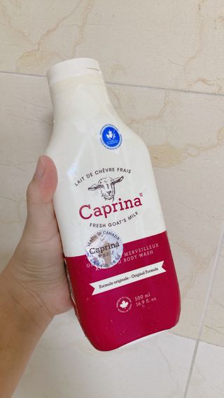 카프리나 프레쉬 산양밀크 어메이징 바디워시 500ml(오리지널향) — 5점을 준 리뷰어가 2023년 4월 올린 사용 사진