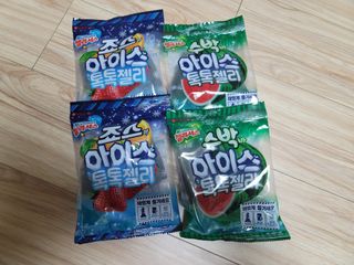 롯데제과 죠스바 아이스 톡톡 젤리 — 5점을 준 리뷰어가 2021년 10월 올린 사용 사진
