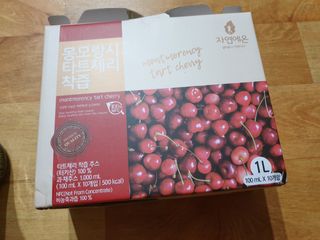 자연에온 몽모랑시 타트체리 3종 세트 구성 - 저분자콜라겐젤리, NFC 착즙주스 — 5점을 준 리뷰어가 2021년 7월 올린 사용 사진