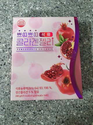 헬스업_쁘띠쁘띠석류콜라겐젤리_20g x 14포 — 5점을 준 리뷰어가 2020년 12월 올린 사용 사진