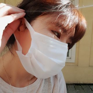케이퓨리 KF80 덴탈 귀편한 숨쉬기편한 마스크 50매 — 5점을 준 리뷰어가 2022년 10월 올린 사용 사진