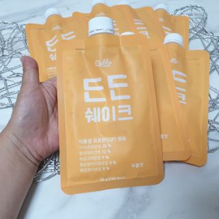 [덜다] 든든 식물성 단백질 쉐이크 40g X 7입 (곡물/딸기) — 5점을 준 리뷰어가 2023년 8월 올린 사용 사진
