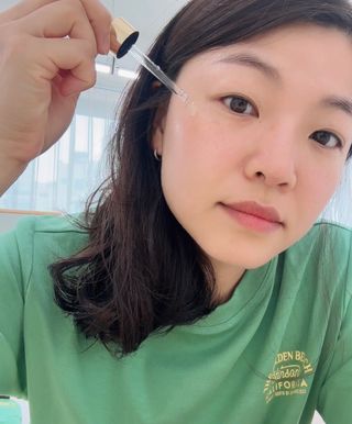 스킨큐어 산다화 비타민c 화이트닝 에센스 30ml — 4.5점을 준 리뷰어가 2023년 7월 올린 사용 사진