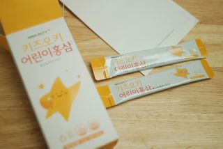 [이뮤니티플러스]우리아이 면역오키, 건강오키 _ 키즈오키 어린이홍삼 10포 1box — 3.5점을 준 리뷰어가 2022년 3월 올린 사용 사진