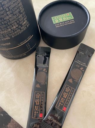 프리마인 자체 기업부설 연구소에서 찾아낸 건강한 수면의 비밀.  슬립토 플러스 30포 — 5점을 준 리뷰어가 2023년 4월 올린 사용 사진