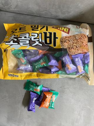 델리스 오트 밀키 초콜릿 바 — 4.5점을 준 리뷰어가 2023년 1월 올린 사용 사진