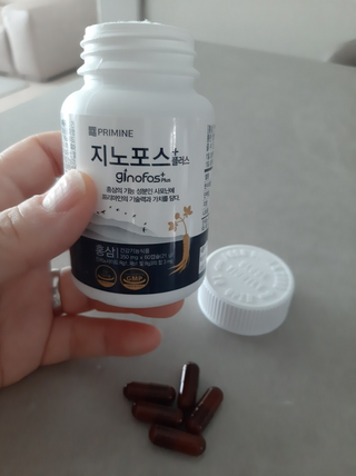 프리마인 홍삼의 강력한 에너지, 이제는 흡수율을 높인 최첨단 캡슐로 간편하게 초고속 충전하세요. — 5점을 준 리뷰어가 2022년 3월 올린 사용 사진