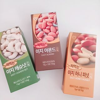 짜먹는 이지견과 짜먹는 이지아몬드, 짜먹는 이지허니피넛, 짜먹는 이지캐슈넛 각 10g X  10포 — 5점을 준 리뷰어가 2021년 3월 올린 사용 사진