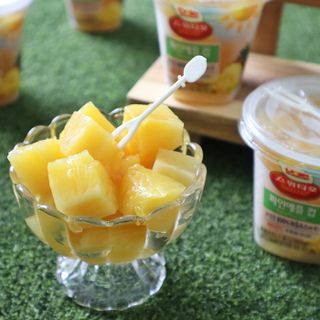 돌 MF[Dole] 파인애플컵/망고컵/복숭아컵 198g 6입X1박스 (맛 1가지 랜덤 발송) — 5점을 준 리뷰어가 2024년 5월 올린 사용 사진