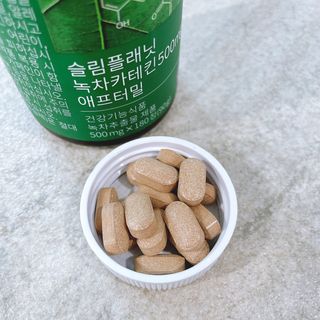 슬림플래닛 녹차카테킨 500mg 애프터밀 — 5점을 준 리뷰어가 2021년 7월 올린 사용 사진