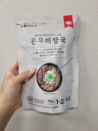 요리반상회 용문해장국 2팩 + 뚝배기 1개 — 5점을 준 리뷰어가 2021년 3월 올린 사용 사진