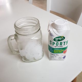 셀렉스스포츠 셀렉스 스포츠 웨이 프로틴 복숭아_ 330ml x 12팩 — 5점을 준 리뷰어가 2021년 8월 올린 사용 사진