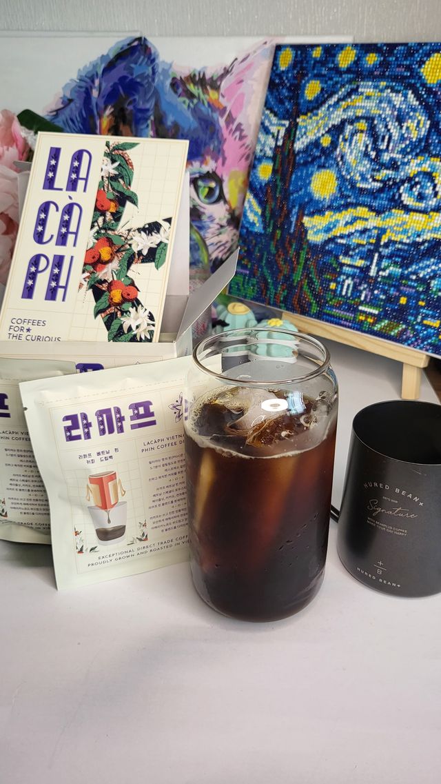 라까프 베트남 핀 커피 드립백 7개입 리뷰 사진