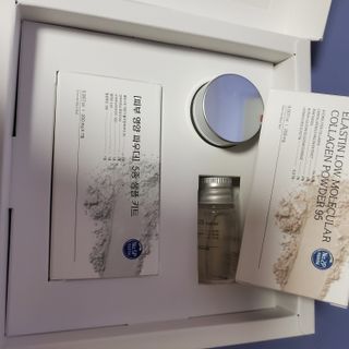 [유니자르] COSDIY  샘플 키트 + 엘라스틴 저분자 콜라겐 파우더 — 5점을 준 리뷰어가 2021년 10월 올린 사용 사진