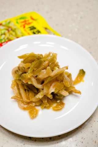 루시델리 야미하우스 홍콩 스파이시 프리미엄 짜사이 무침 500g — 5점을 준 리뷰어가 2024년 10월 올린 사용 사진