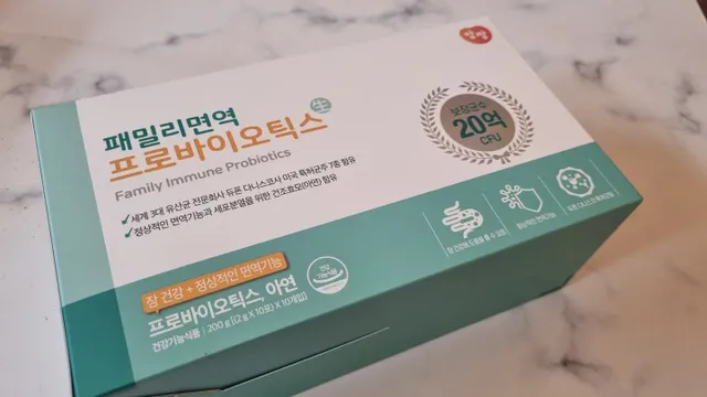앙팡 패밀리면역 프로바이오틱스 2g x 100포 리뷰 사진