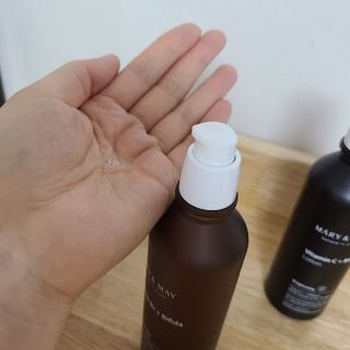 마리엔메이 비타민C 비피다 로션 + 비타민 B5 비피타 토너 — 5점을 준 리뷰어가 2021년 8월 올린 사용 사진