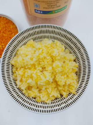하나로라이스 기능성쌀 5종 1kg  환경을 생각한 다회용 용기 사용 — 5점을 준 리뷰어가 2022년 1월 올린 사용 사진