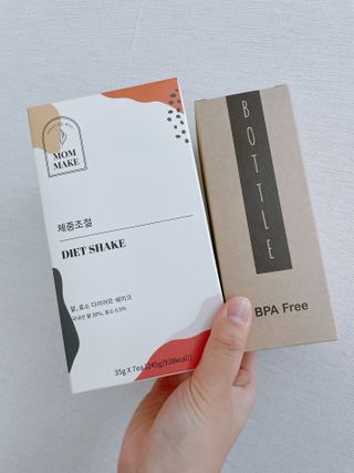 [맘메이크] 체중조절 다이어트 쉐이크 — 4점을 준 리뷰어가 2021년 7월 올린 사용 사진