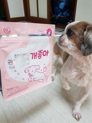 My Pet Care 천연단백질 관절건강에 개좋아 — 5점을 준 리뷰어가 2021년 3월 올린 사용 사진
