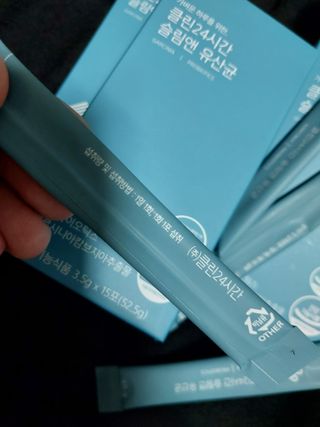 클린24시간 슬림앤유산균 1박스 (3.5g X 15포) — 5점을 준 리뷰어가 2023년 6월 올린 사용 사진