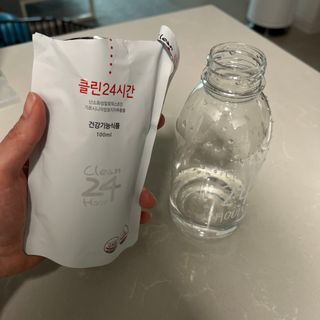 클린24시간 1BOX(5포) + 전용보틀(500ml) — 4.5점을 준 리뷰어가 2023년 3월 올린 사용 사진