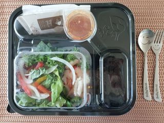 참살이도시락 작심삼일 샐러드도시락 3개 맛보기 새벽배송 또는 택배배송 — 5점을 준 리뷰어가 2021년 7월 올린 사용 사진