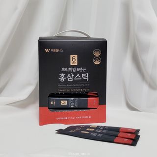 [푸름웰니스] 프리미엄 6년근 홍삼스틱 3mg x 100포 — 5점을 준 리뷰어가 2022년 3월 올린 사용 사진