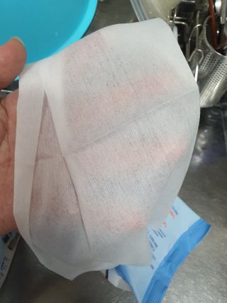 햅스 세균없는 주방 대형 2팩, HAPS sanitizer wipe — 5점을 준 리뷰어가 2022년 1월 올린 사용 사진