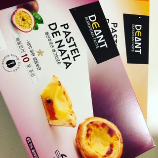 디앙뜨 포르투갈 에그타르트 오리지널 맛+패션후르츠+초콜릿타르트 맛 중 택1 — 5점을 준 리뷰어가 2021년 7월 올린 사용 사진