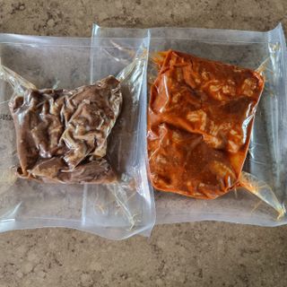 [앤더미트] 더 불맛 북성로 연탄불고기 반반 세트(간장맛 150g,매콤한 맛 150g) — 5점을 준 리뷰어가 2022년 4월 올린 사용 사진