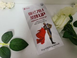 자연에온 고함량 아르기닌 포텐 UP 5555mg 20g x 15포 — 5점을 준 리뷰어가 2021년 9월 올린 사용 사진