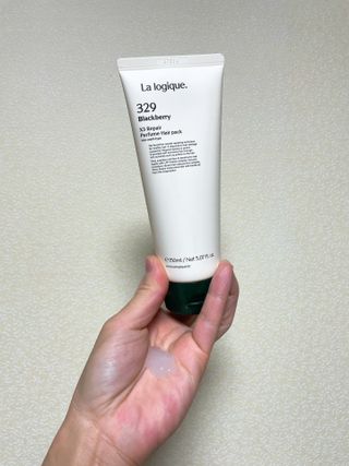 라로지크 X3 리페어 퍼퓸 헤어팩 150mℓ — 5점을 준 리뷰어가 2021년 11월 올린 사용 사진