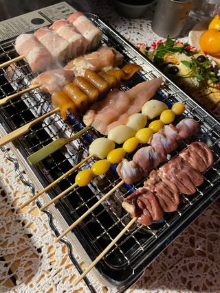 [다물꼬치] 모듬꼬치 10개 +데리야끼소스120g+매운고추소스120g — 5점을 준 리뷰어가 2021년 11월 올린 사용 사진