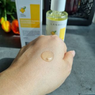랑벨 비타 에너지 잡티 앰플 50ml 고농축 비타민, 저자극, 수분 촉촉, 미백 앰플 — 5점을 준 리뷰어가 2022년 3월 올린 사용 사진