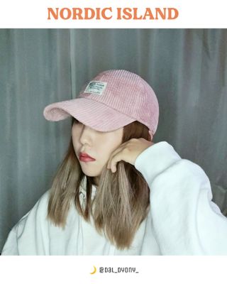 노르딕아일랜드 DW CORDUROY 볼캡 — 4.5점을 준 리뷰어가 2021년 11월 올린 사용 사진