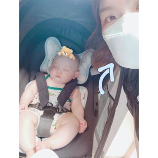 [이지아 마스크] 애니가드 더솔루션마스크 KF80 대형 컬러 4종 — 5점을 준 리뷰어가 2021년 6월 올린 사용 사진