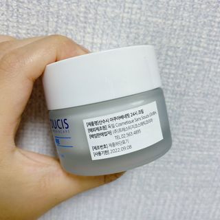 산수시 아쿠아 베네핏 24h 수부지 물광 속건조 수분크림 50ml — 5점을 준 리뷰어가 2021년 7월 올린 사용 사진