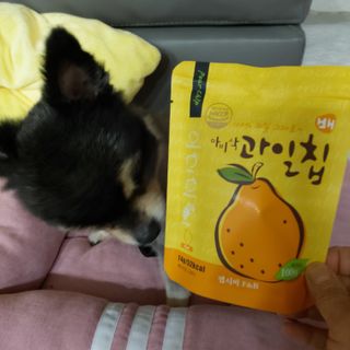 아비삭과일칩 5종 /딸기,사과,배,귤,무화과 5종 — 4점을 준 리뷰어가 2021년 4월 올린 사용 사진