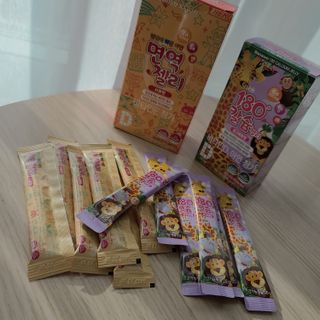 다나음 180도 칼슘젤리+아연면역젤리 — 5점을 준 리뷰어가 2022년 1월 올린 사용 사진