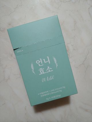 [건강미] 언니효소 마일드 본품 30포 / 쌀과자맛 효소 — 5점을 준 리뷰어가 2022년 4월 올린 사용 사진