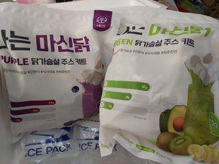 수플먼트 나는 마신닭!! 닭가슴살 주스키트, 먹기 힘들었던 닭가슴살 이제는 마시자 — 5점을 준 리뷰어가 2023년 3월 올린 사용 사진