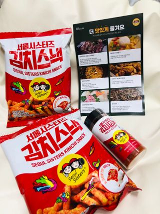 [서울시스터즈] 김치시즈닝 국내 최초 뿌려먹는 김치파우더 100g 1개+ 신제품 김치스낵 90g 2개 — 5점을 준 리뷰어가 2021년 8월 올린 사용 사진