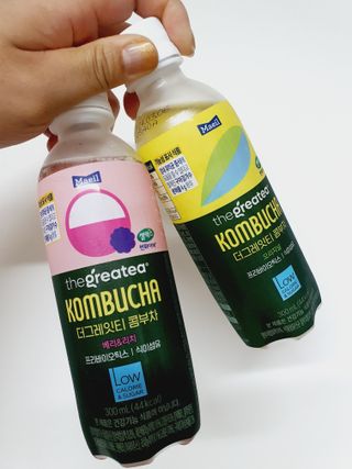 더그레잇티 콤부차 [매일유업] 더그레잇티 44kcal 콤부차 300ml *12개입 (오리지널 6개+베리리치 6개) — 5점을 준 리뷰어가 2023년 7월 올린 사용 사진