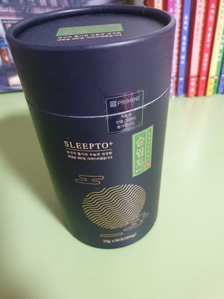프리마인 자체 기업부설 연구소에서 찾아낸 건강한 수면의 비밀.  슬립토 플러스 30포 — 5점을 준 리뷰어가 2021년 12월 올린 사용 사진